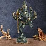 Indonesian Bronze Nataraja | 24" Height, 17" Width | 4.8 kg | Lost Wax Cast | Dancing Shiva Cosmic Dance | Sacred Art | Jaipurio